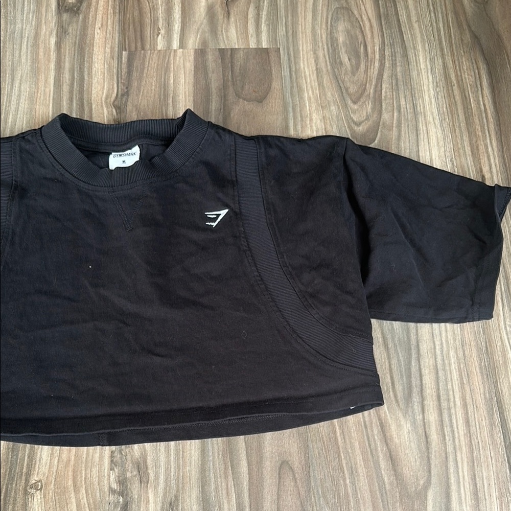 Black Gymshark Women’s Medium  Crop Top